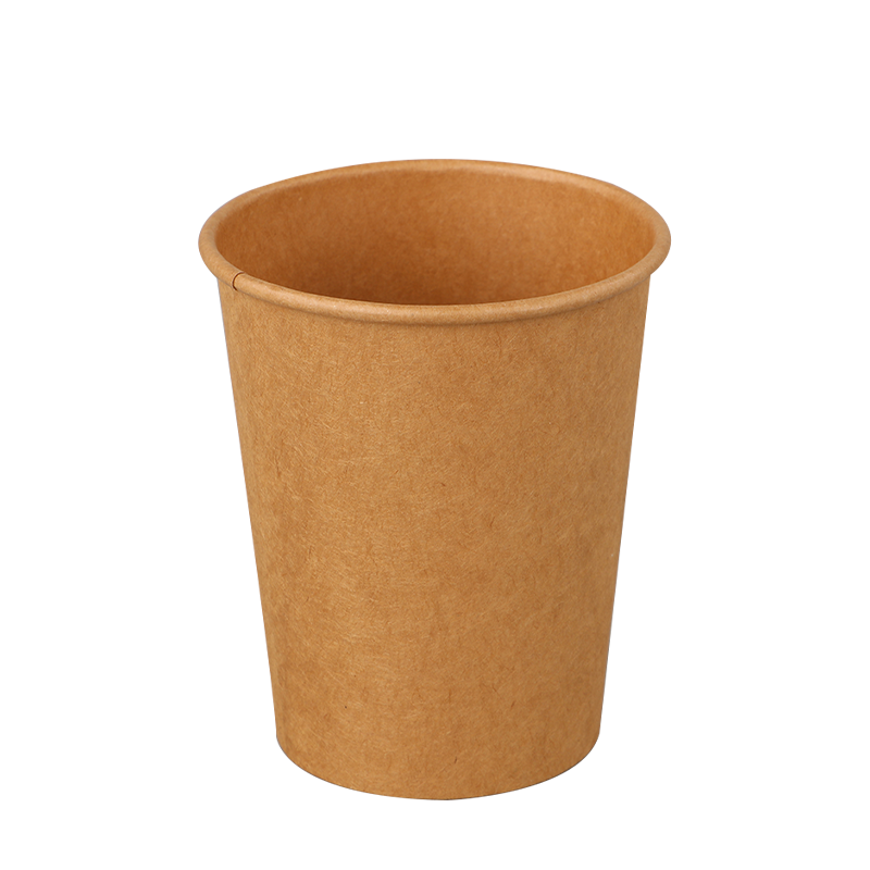 12oz Kahverengi Kraft Tek Duvar Kağıt Bardak