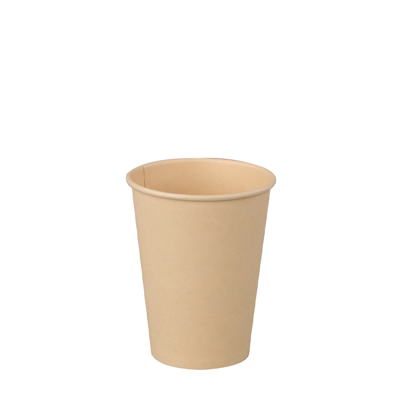 6oz Ağartılmamış Kraft Tek Duvar Kağıt Bardak