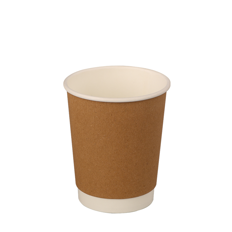 8oz Çift Duvar Sıcak Kahve Kağıt Bardakları