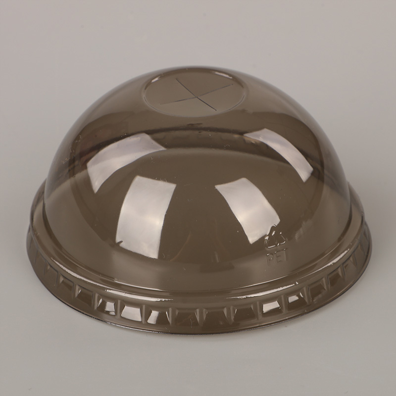 12/16oz 90mm PET Kubbe Soğuk Bardak Kapakları