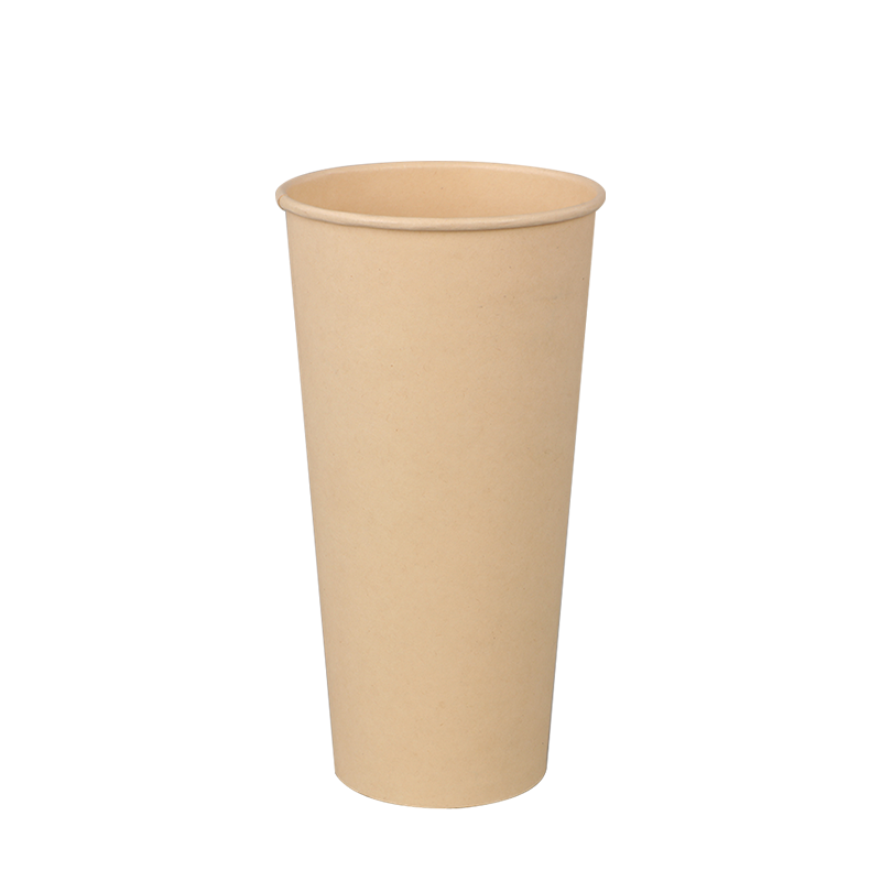 12oz PE Kağıt Bambu Tek Duvar Sıcak kağıt bardaklar