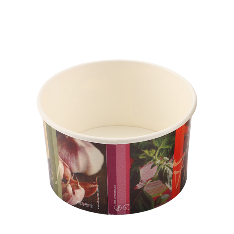 6oz PLA Dondurma Kağıt Bardağı